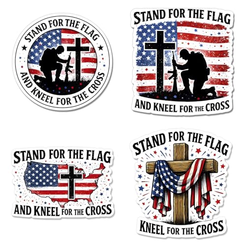 Christian Car Decal Jesus Saves - American Flag Distressed Waterproof - color: Patriotic Military Stickers