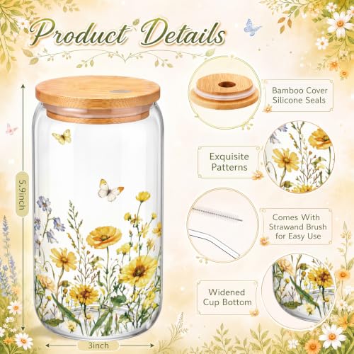 Skylety 36 Pcs Women Thank You Gifts for Housekeeper Surgical Tech - style: Wildflower