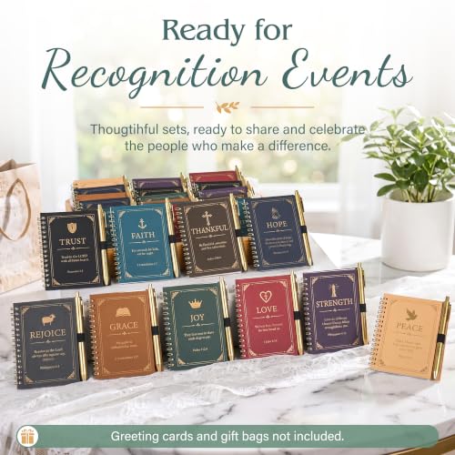 INSADA 10 Sets Christian Gifts, Prayer Journals with Pens for Church Groups