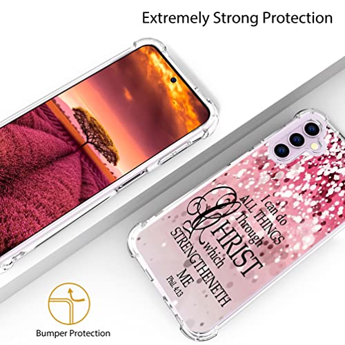 for Samsung Galaxy S23 Case - Pink Bible Verses - color: Pink Bible Verses, size: Galaxy S23