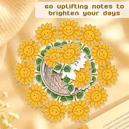 Mom Gifts - Birthday Gift for Mom from Daughter, Son - Mothers Day Gifts - Affirmation Cards, Inspirational, Positive, Motivational Gift for New Mom - Emotional Support, Encouragement Cards - color: Mom Sunflower