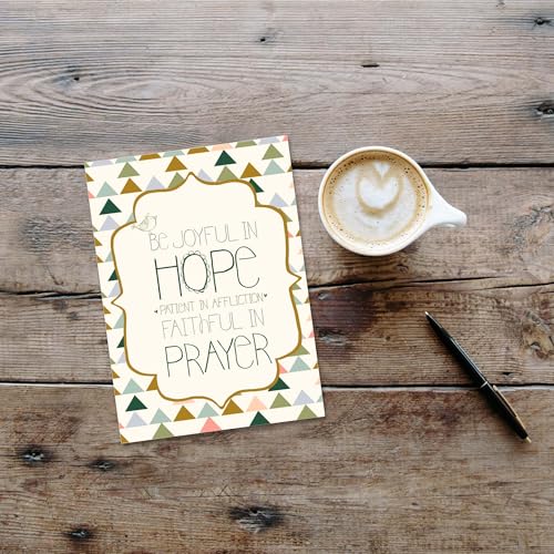 KJV Be Joyful in Hope Encouragement Card, 1 Count - color: Be Joyful in Hope