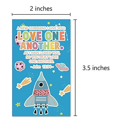 Scripture Affirmation Cards for Kids, Faith Building Bible Verse Card - color: Style 05
