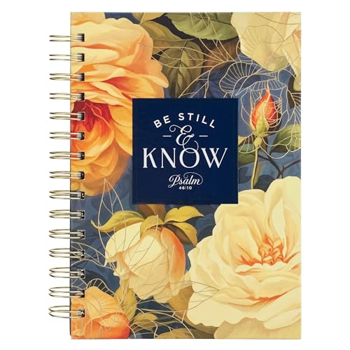 Christian Art Gifts Spiral Journal: Be Still & Know - Psalm 46:10