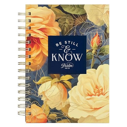 Christian Art Gifts Spiral Journal: Be Still & Know - Psalm 46:10