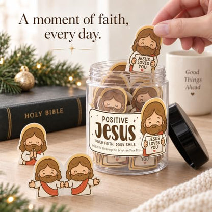Emotional Support Jesus Jar,Christian Gifts For Women, Christian Birthday Gifts, Jesus Gift For Women - style: Positive Jesus