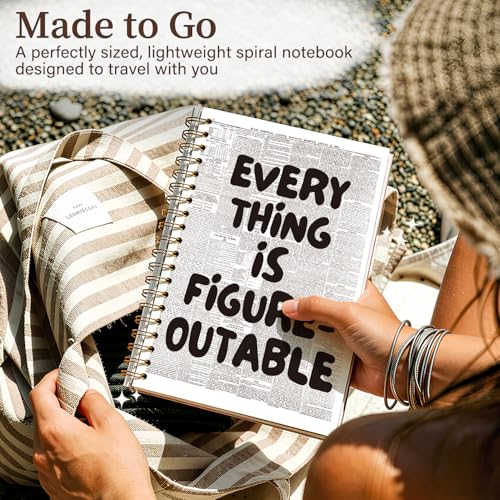 Enkvke Everything is Figureoutable Inspirational Notebook A5 - color: Everything is Figureoutable-A5