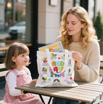 Book Canvas Bag, Read Tote Bag, Inspirational Canvas Bag. - color: White Read Inspirational-01