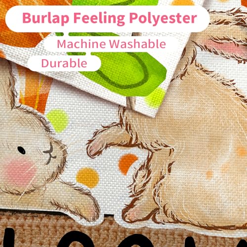 CROWNED BEAUTY Easter Carrots House Flag Outside 28x40 - size: 28"X40"