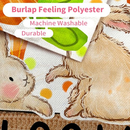 CROWNED BEAUTY Easter Carrots House Flag Outside 28x40 - size: 28"X40"