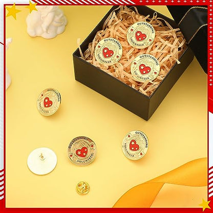 Tondiamo 54/18 Pcs Volunteer Appreciation Gifts Pins Bulk