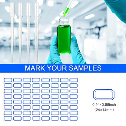 4ml Glass Vials with Screw Caps Small Sample Vials with Lids 10PCS - style: 4ml-10pcs