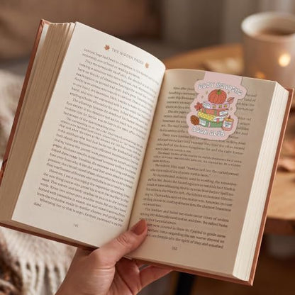 Fall Magnetic Bookmarks for Women, Funny Autumn Magnet Book Mark - color: Funny Autumn