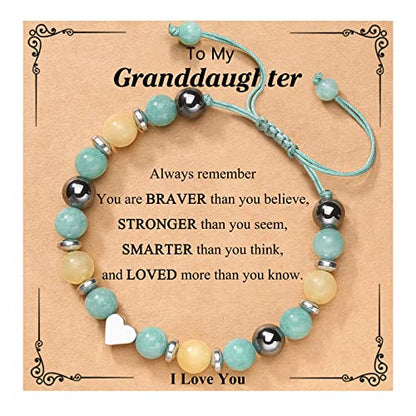 UPROMI To My Daughter/Granddaughter/Niece Bracelet Gifts for Girls - style: Granddaughter