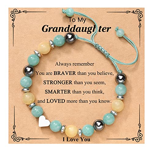 UPROMI To My Daughter/Granddaughter/Niece Bracelet Gifts for Girls - style: Granddaughter