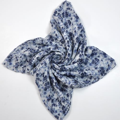 Jersey Knit Infinity Scarf Colorful Head Wrap for Travel - color: Color-b10