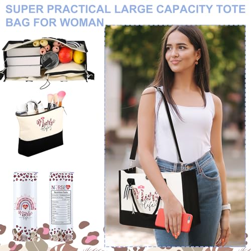 Silkfly 3 Pcs Nurse Life Thoughtful Gift Set for Thanksgiving Christmas Day - style: Nurse Life