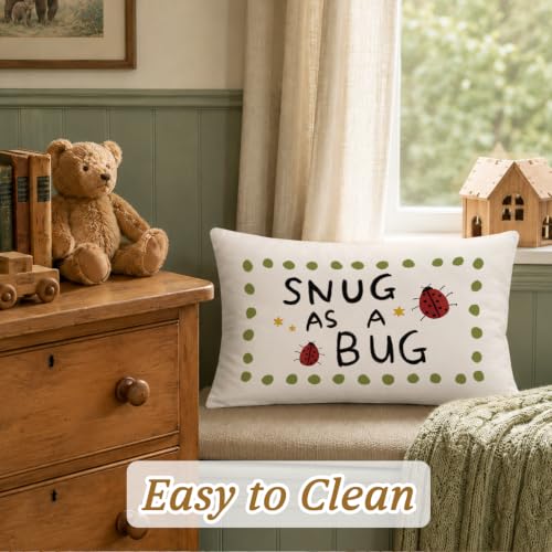 Ladybug Room Decor Ladybug 12x20 Pillow Cover, - color: Ladybug