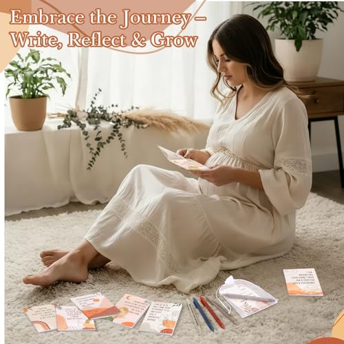 Mooliwe 96 Pcs Affirmation Notebooks Pens Bulk Gifts, Gratitude,New Mom - style: New Mom