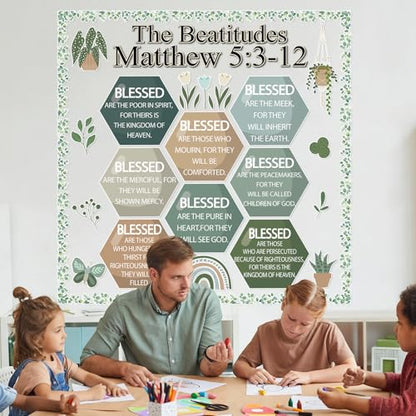 Christian Bulletin Board Religious Bulletin Board Fall Cutout (Greenery) - style: Greenery
