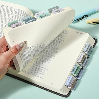 Mr. Pen- Bible Tabs, 75 Tabs, Coastal Meadow - color: Coastal Meadow
