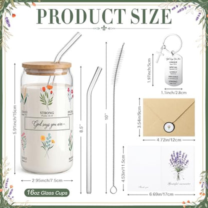 Aliceset 30 Pcs Christian Religious Gift Set for Women Bulk, Floral - style: Fresh Style
