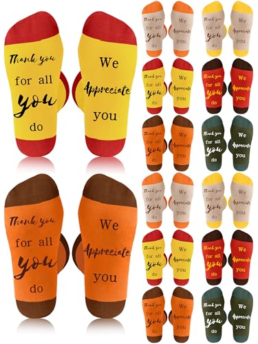 Xtinmee Housekeeping Week Appreciation Socks Gifts Bulk - color: Autumn Color