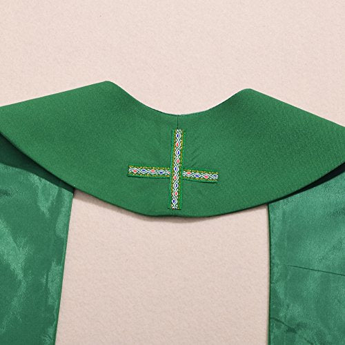 BLESSUME Church Pastor Mass Stole - color: Green