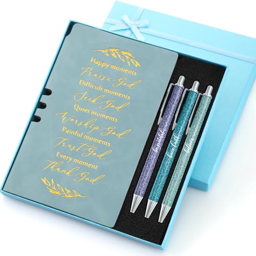 Spakon 5 Pcs Christian Gifts for Women Church Gifts - color: Blue, style: Happy Moment
