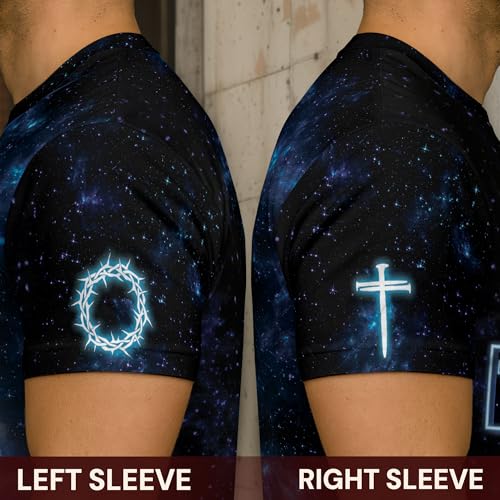 Jesus The Way The Truth and The Life Shirt, Religious Shirt for Men - color: Ds07, size: XX-Large