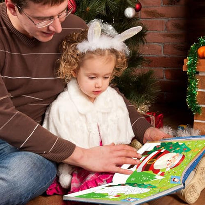 2PCS Christmas’s Day Crafts for Kids Ages 4-8 Sticker Paint Books Gift Party Create 20 Pictures?Sticker Sheets are Separate? - color: Christmas Stikcer Book
