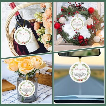 FaCraft Daughter Christmas Ornament 2026 - Daughters Gifts from Mom Dad - color: 1-2 Daughter