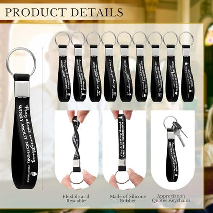 Lincia 30 Sets Christian Gifts Pens Bookmarks Keychains for Church, Black - color: Black