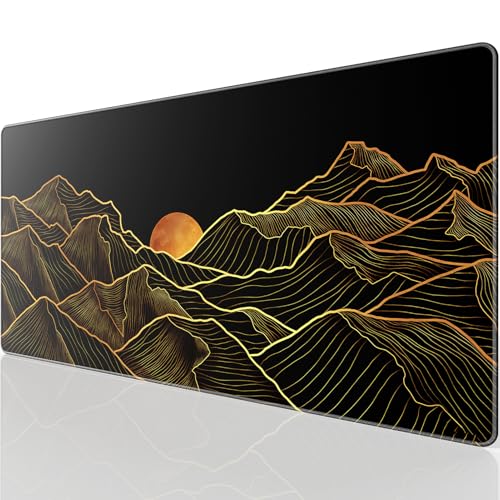 KTRIO Large Gaming Mouse Pad, Desk Mat, 31.5 x 15.7 in, Bright Rise, XXL - color: Bright Rise, size: 31.5l X 15.7w Inches