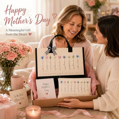 Tecanne Christian Gifts for Women, Canvas Tote Bag with Makeup Bag - color: Galatians 5:22–23