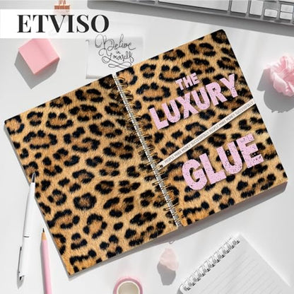 Fashionable Leopard Notebook, Trendy Cheetah Print Notebooks for Note Taking, Funky Leopard Journal, Luxury Modern Journals for Writing, Aesthetic Office Supplies, 5.5x8.3 Inch - color: 05-Bible(09)