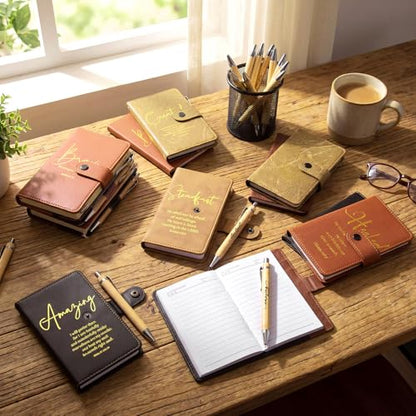 Spakon 40 Pcs Christian Gifts Bulk Prayer Journal with Pens, 5 Colors - color: 5 Colors