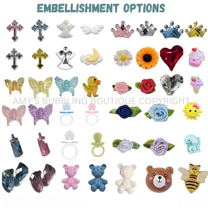 Personalized Memorial Service Funeral Ribbon Pins 20 Cross Religious Celebration of Life Custom Made Awareness Remembrance Anniversary Death Cross Sympathy Name Angel - color: Turquoise