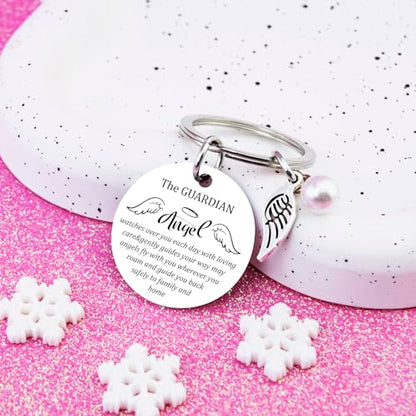 Guardian Angel Keychain Angel Gifts for Women Men