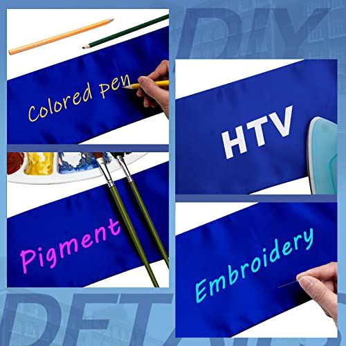 Geyoga 24 Pcs Graduation Stole Bulk Sublimation Blank 70 in - color: Blue