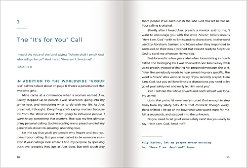 Live on Purpose: 100 Devotions for Letting Go of Fear and Following God