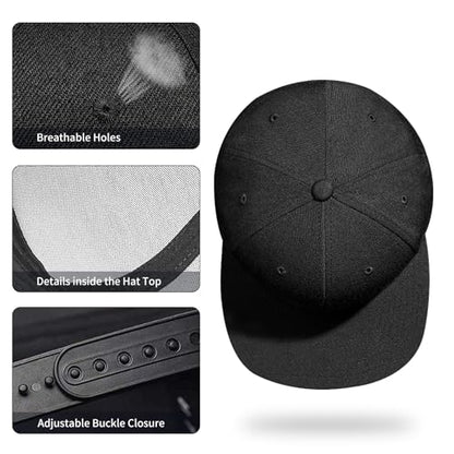 Skull Flat Bill Hats for Men Women Adjustable Dad Trucker Hat Skeleton Snap Backpack Hats for Hip-hop Running Cycling - color: Faith Heart