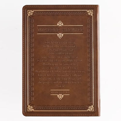 The Lord's Prayer Faux Leather Prayer Journal - Matthew 6: 9-13