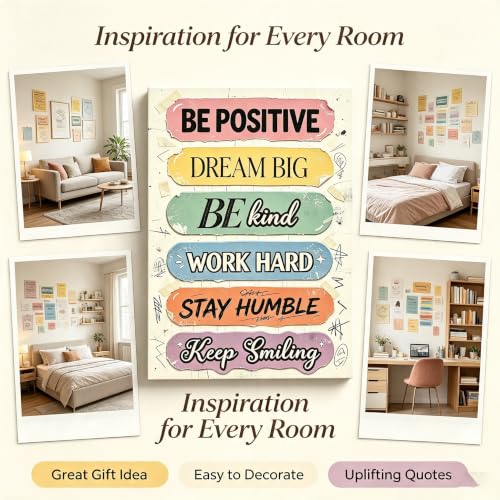 My Coping Tools A to Z Kids Poster with Wooden Hanger (BE POSTIVE, 16" L x 12" W, Framed) - color: BE POSTIVE, size: 16"L x 12"W