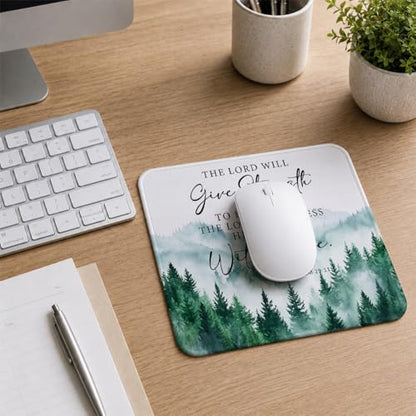 QIYUHOY Christian Mouse Pad, 9.5x7.9 Inch - color: the lord will
