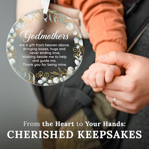HEXMOZ Godmother Gifts from Godchild, Goddaughter - Godmother Ornament 2026 - color: Godmother