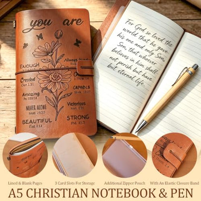10Pcs Christian Gifts for Women, Inspirational Gift Box – Happy Birthday Thank You Basket, Get Well Mother’s Day Employee Appreciation Present for Mom Friend Teacher Coworker, Unique Christmas Ideas - color: Khaki