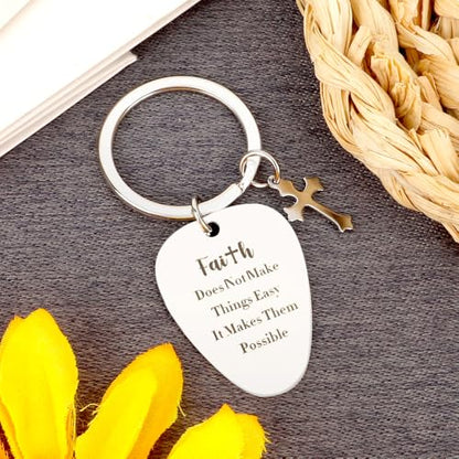 Christian Keychains Cross Keychain Bible Accessories Gifts Christian Gifts Religious Gifts - color: Religious Gifts