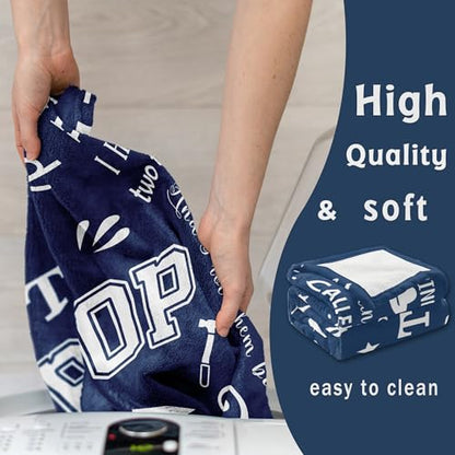 Lcobion Pop Pop Gifts, Gifts for Pop, Grandpa/Pop Pop Blanket 50" X 60" - color: Pop Pop Gifts, size: 60"*50"