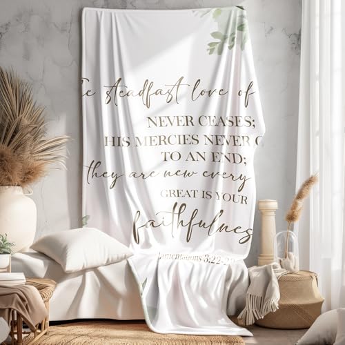 Christian Gifts for Women, Christian Blanket, Inspirational Birthday Gifts for Women Sister Friend Grandma, Religious Scripture Throw Blankets for Bed Bedroom Living Room Decor, 50x60 in - color: Lord-1